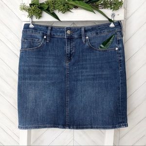 MAVI JEAN SKIRT MEDIUM WASH